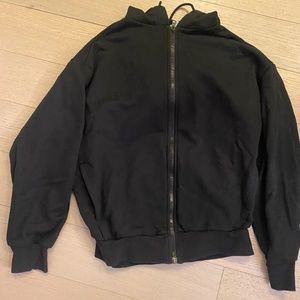 Alo Yoga Hype Full Zip Hoodie in Black